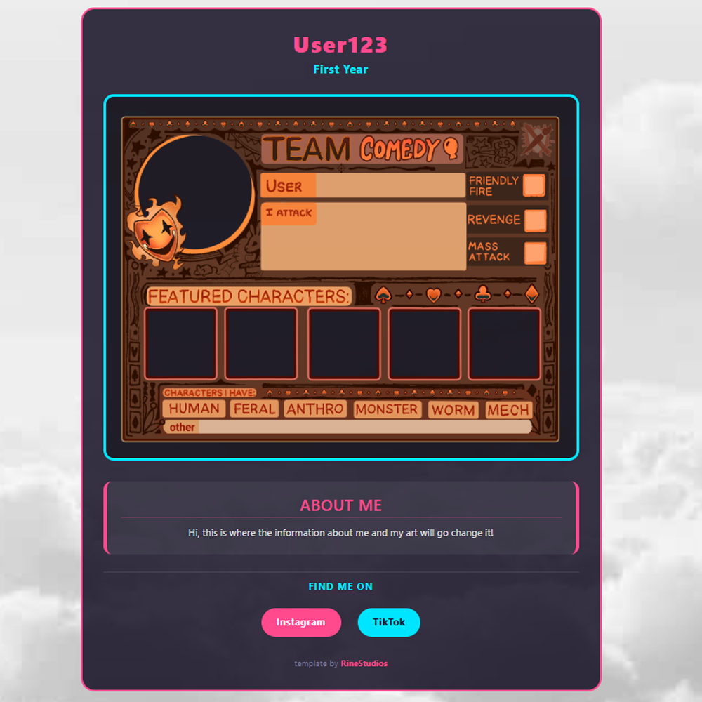 Template 1 Preview